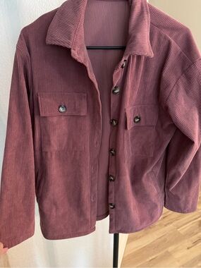 Corduroy Button-Up Shacket